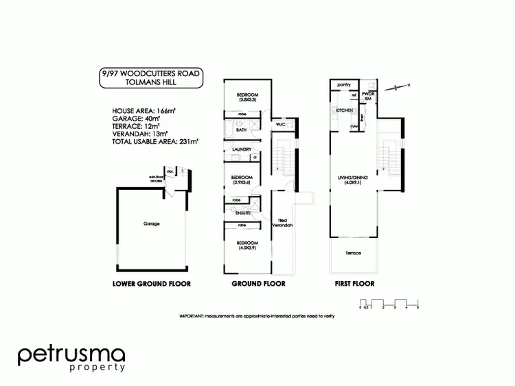 Floorplan of Homely unit listing, 9/97 Woodcutters Road, Tolmans Hill TAS 7007