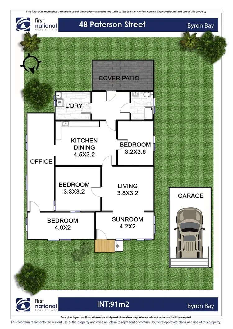 Floorplan of Homely house listing, 48 Paterson Street, Byron Bay NSW 2481