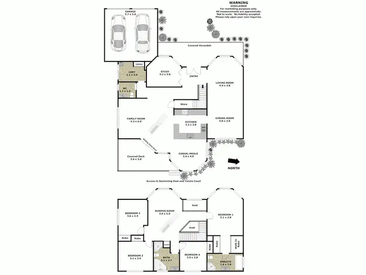 Floorplan of Homely house listing, Address available on request