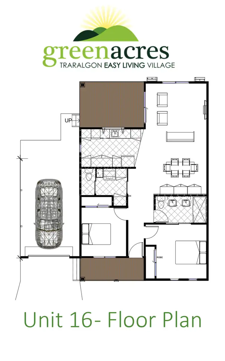 Floorplan of Homely house listing, 16/5353 Princes Highway, Traralgon VIC 3844