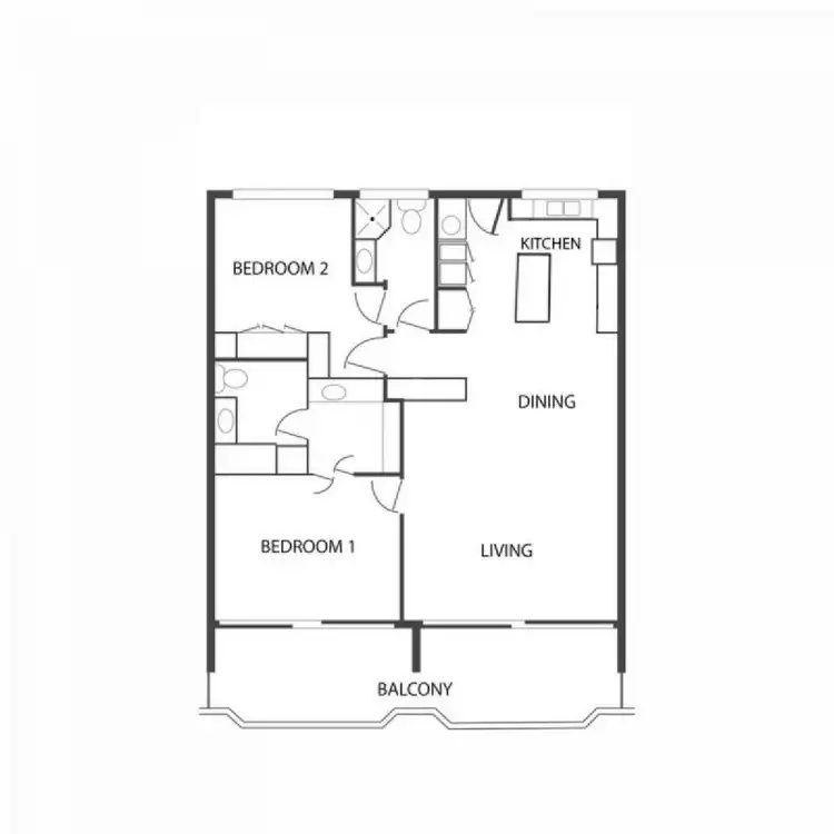 Floorplan of Homely apartment listing, Poinciana 102/2 Marina Drive, Hamilton Island QLD 4803