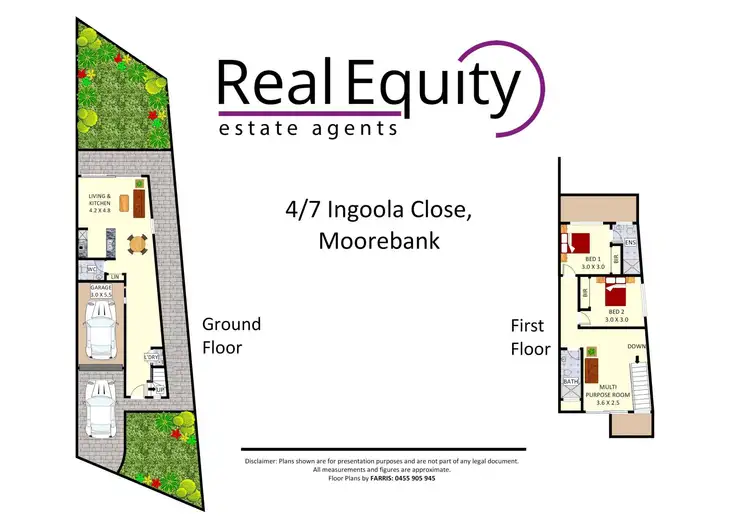 Floorplan of Homely townhouse listing, 4/7 Ingoola Close, Moorebank NSW 2170