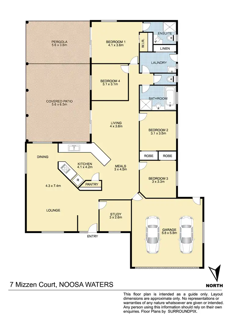 Floorplan of Homely house listing, 7 Mizzen Court, Noosa Waters QLD 4566