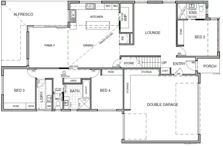 Floorplan of Homely house listing, 55 Cornelius Street, Coombs ACT 2611
