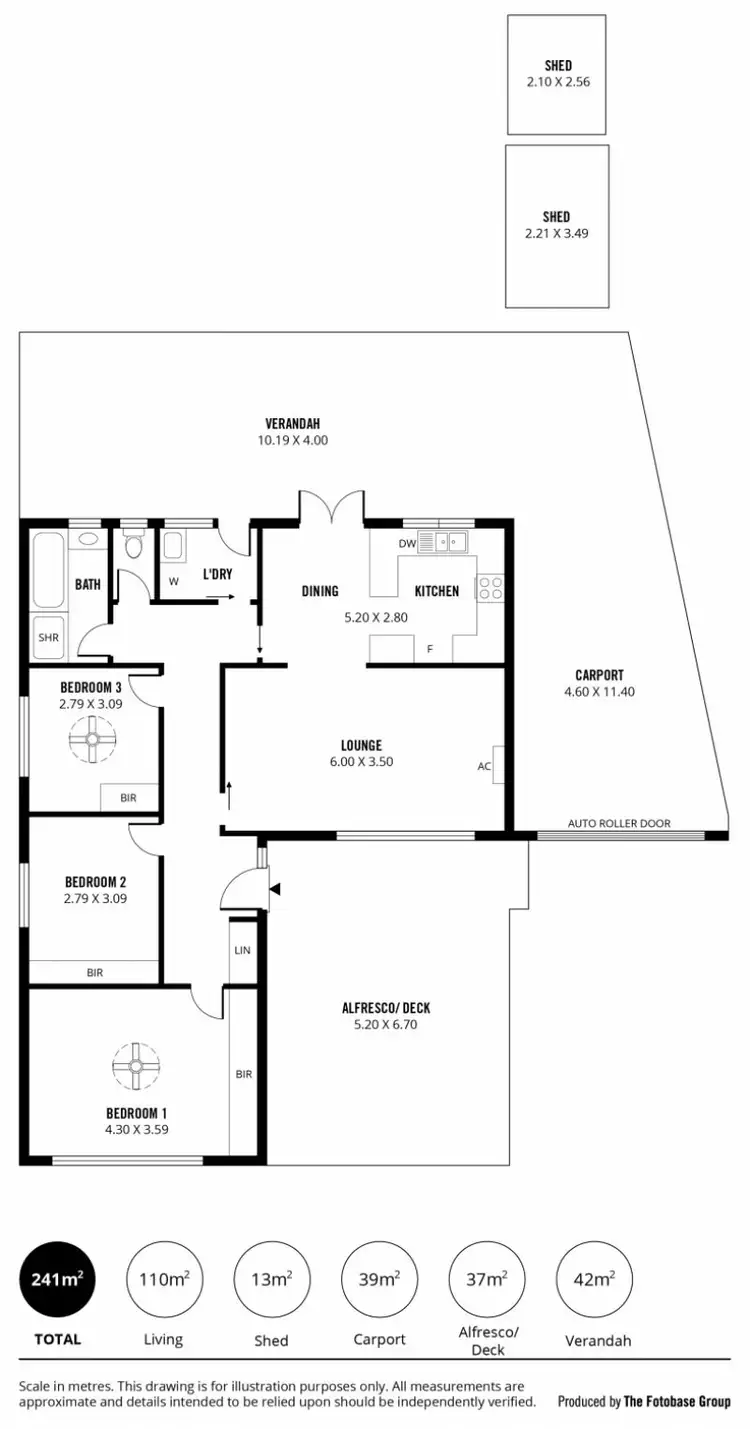 Floorplan of Homely house listing, 43 Kingsford Smith Street, Modbury Heights SA 5092