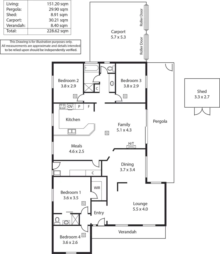 Floorplan of Homely house listing, 35 Admiralty Crescent, Seaford Rise SA 5169