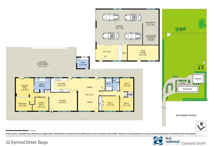 Floorplan of Homely house listing, 22 Dymond Street, Bargo NSW 2574