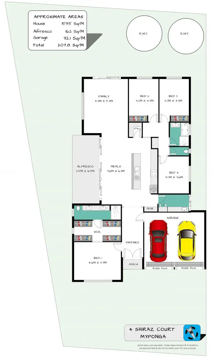 Floorplan of Homely house listing, 4 Shiraz Court, Myponga SA 5202
