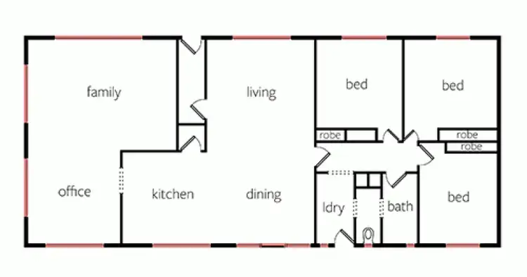 Floorplan of Homely house listing, 51 Hunts Road, Haven VIC 3401