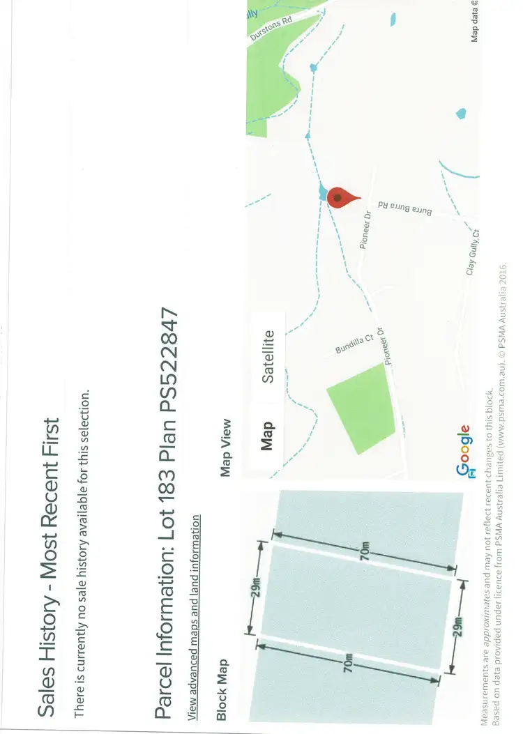 Floorplan of Homely land listing, 119 Pioneer Drive, Maiden Gully VIC 3551