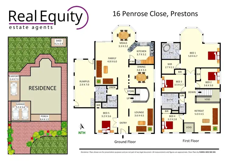Floorplan of Homely house listing, 16 Penrose Close, Prestons NSW 2170