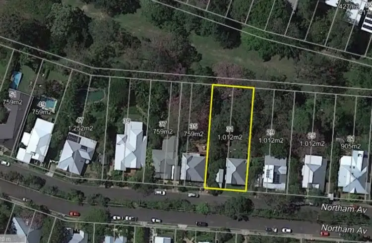 Floorplan of Homely house listing, 31-33 Northam Avenue, Bardon QLD 4065