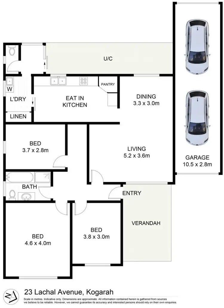 Floorplan of Homely house listing, 23 Lachal Avenue, Kogarah NSW 2217
