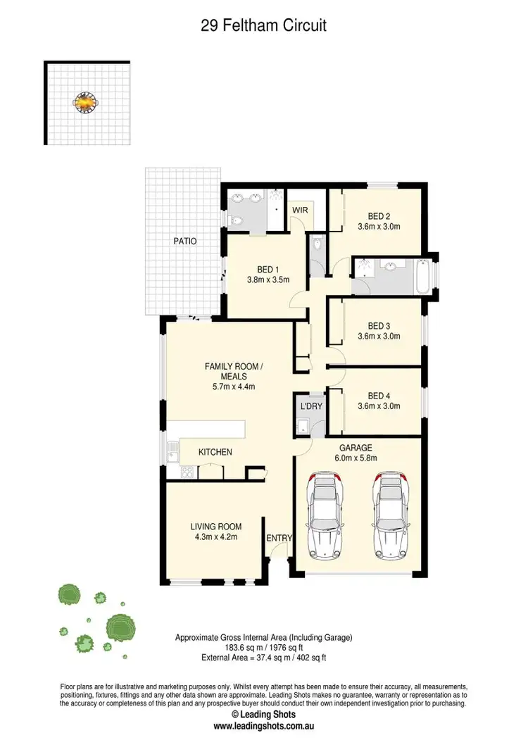 Floorplan of Homely house listing, 29 Feltham Circuit, Burpengary East QLD 4505
