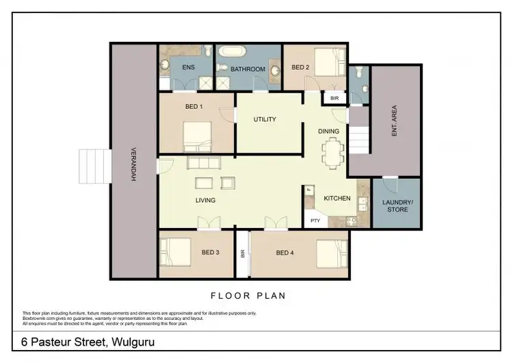 Floorplan of Homely house listing, 6 Pasteur Street, Wulguru QLD 4811