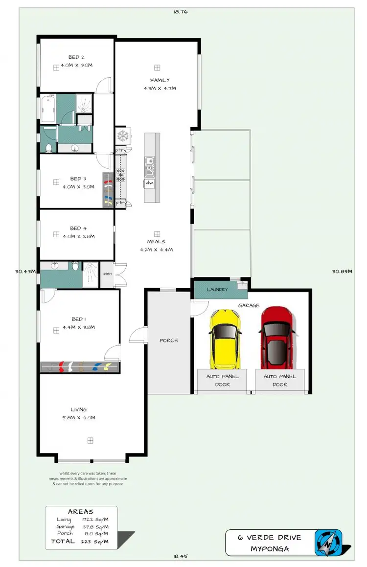 Floorplan of Homely house listing, 6 Verde Drive, Myponga SA 5202