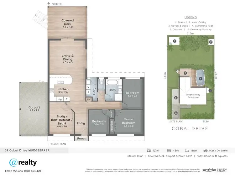 Floorplan of Homely house listing, 54 Cobai Drive, Mudgeeraba QLD 4213