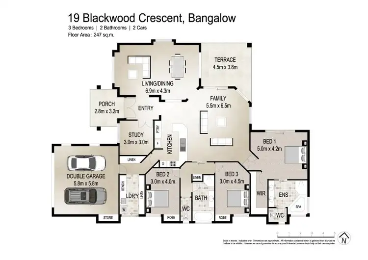 Floorplan of Homely house listing, 19 Blackwood Crescent, Bangalow NSW 2479