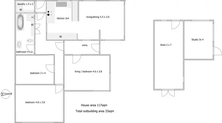 Floorplan of Homely house listing, 47 Pottery Rd, Lenah Valley TAS 7008