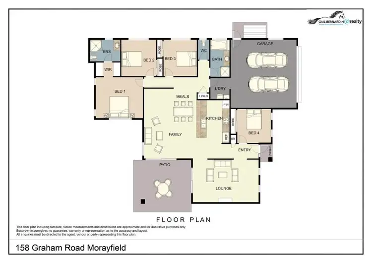 Floorplan of Homely house listing, 158 Graham Road, Morayfield QLD 4506