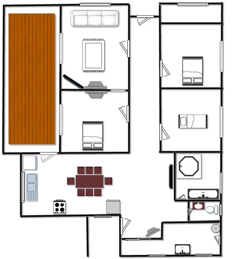 Floorplan of Homely house listing, 111 Snake Track, Legerwood TAS 7263