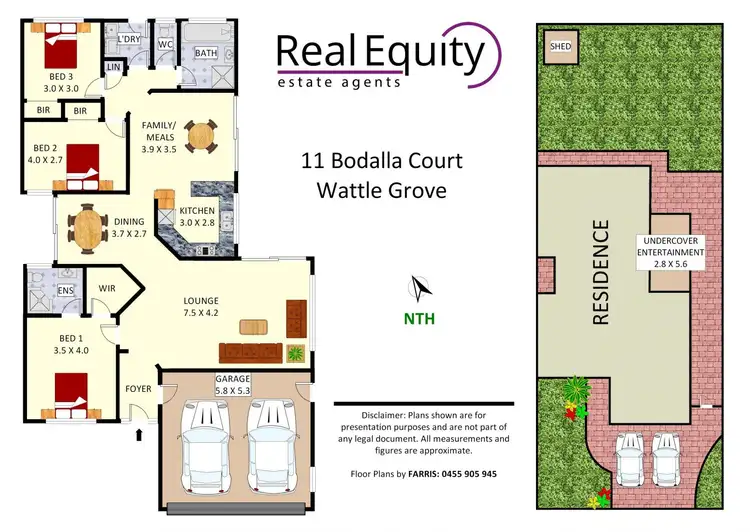 Floorplan of Homely house listing, 11 Bodalla Court, Wattle Grove NSW 2173