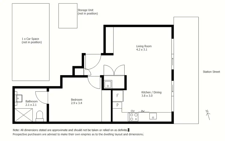 Floorplan of Homely apartment listing, 101/4 Station Street, Blackburn VIC 3130