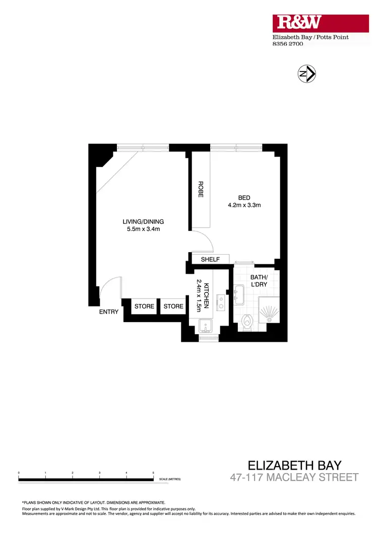 Floorplan of Homely apartment listing, 47/117 Macleay Street, Potts Point NSW 2011