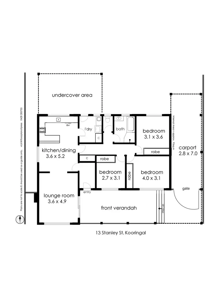 Floorplan of Homely house listing, 13 Stanley Street, Kooringal NSW 2650