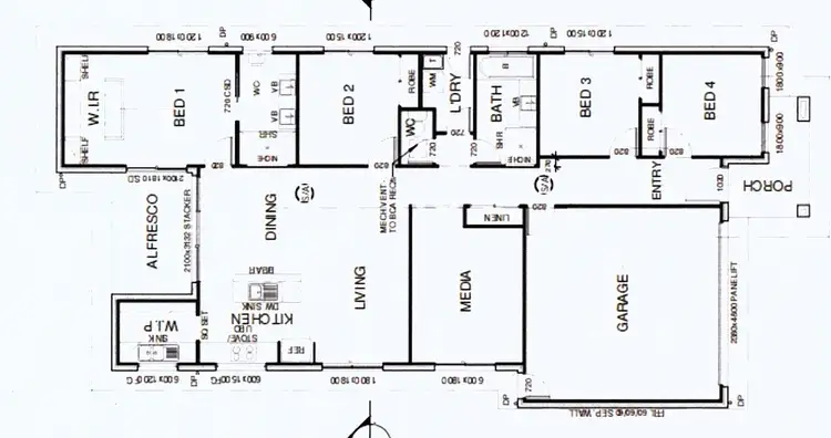 Floorplan of Homely house listing, 23 Palatial Crescent, Narangba QLD 4504