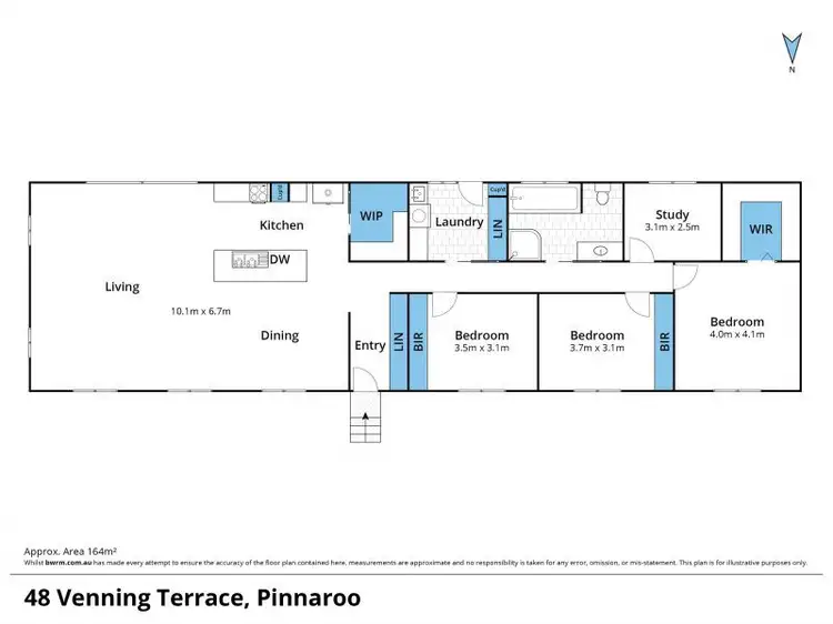 Floorplan of Homely rural property listing, 48 Venning Terrace, Pinnaroo SA 5304