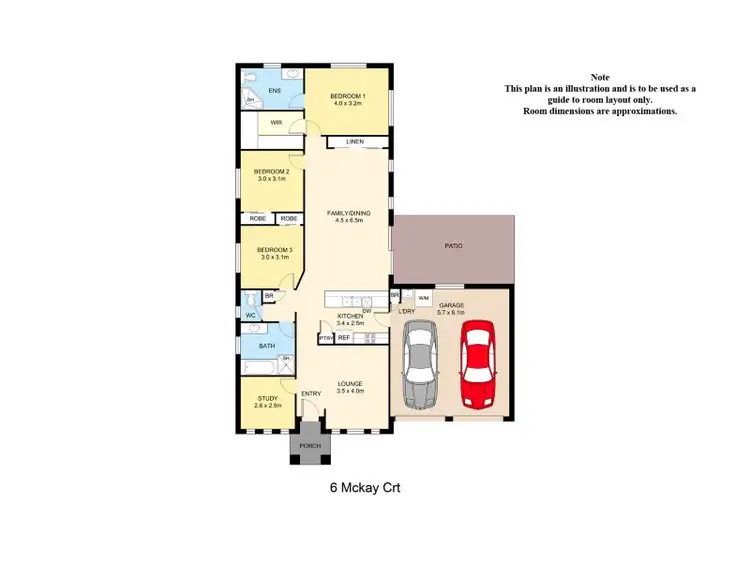 Floorplan of Homely house listing, 6 McKay Court, Bray Park QLD 4500