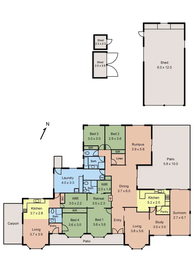 Floorplan of Homely house listing, 484-492 Stockleigh Road, Stockleigh QLD 4280