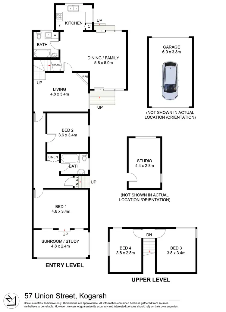 Floorplan of Homely house listing, 57 Union Street, Kogarah NSW 2217