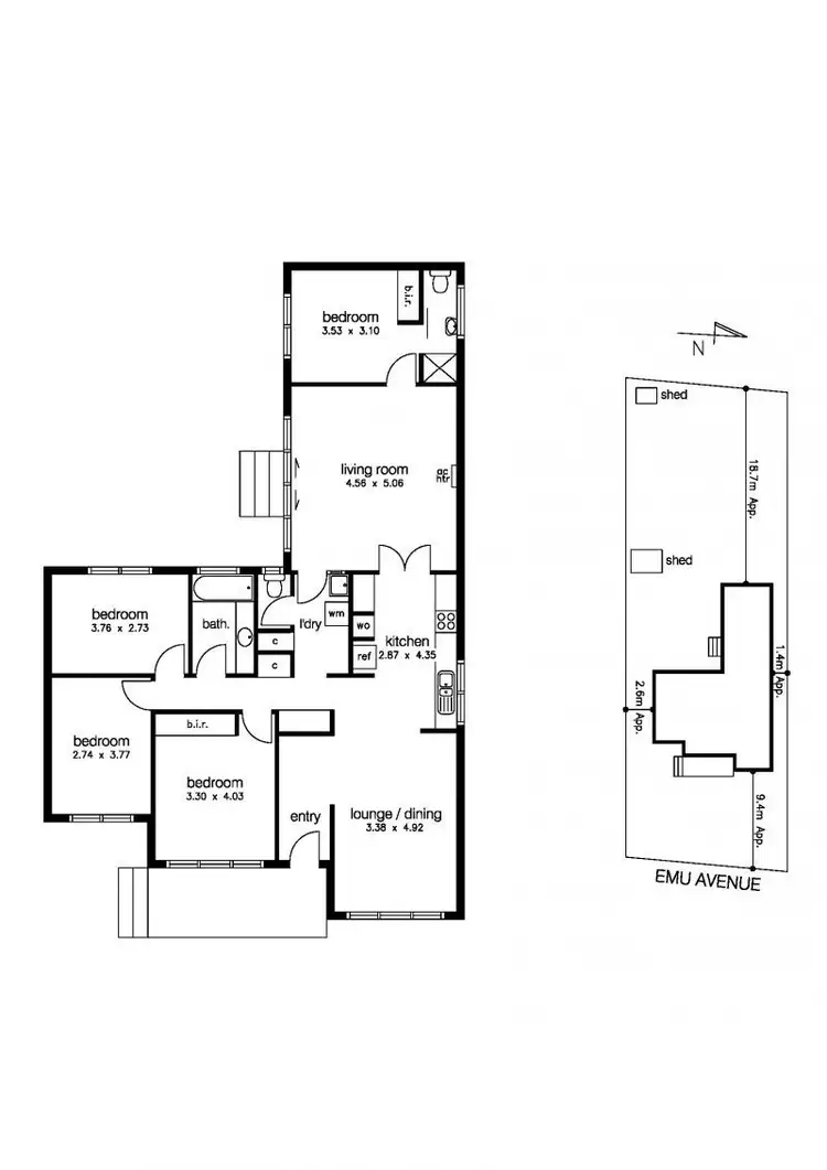 Floorplan of Homely house listing, 21 Emu Avenue, Altona VIC 3018