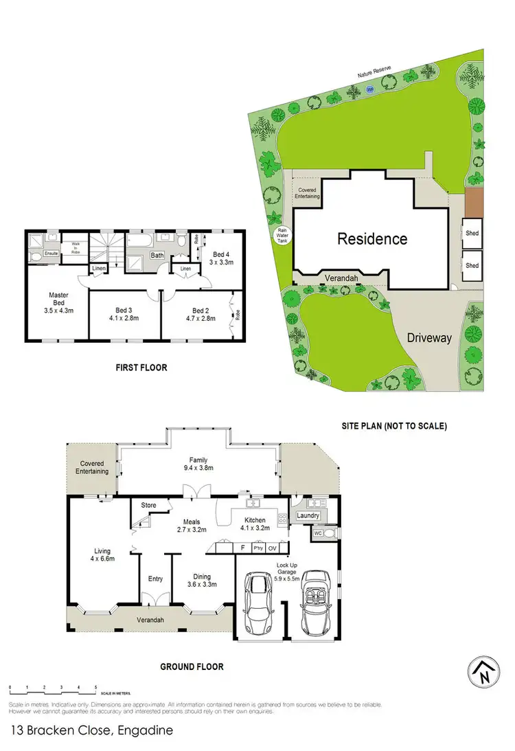 Floorplan of Homely house listing, 13 Bracken Close, Engadine NSW 2233