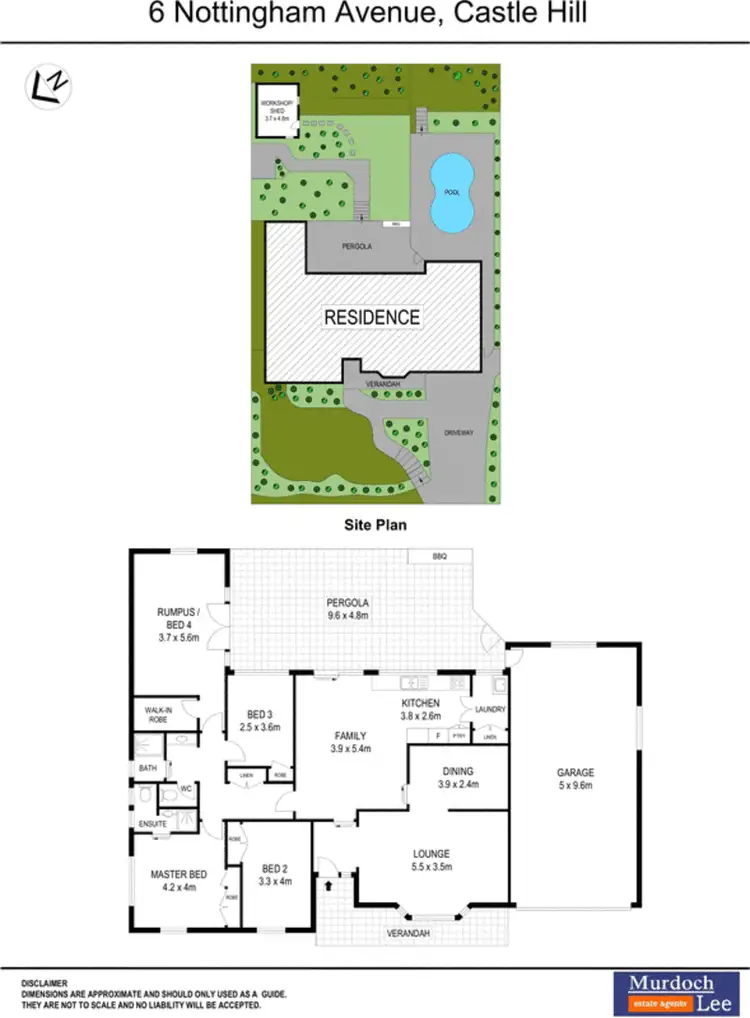 Floorplan of Homely house listing, 6 Nottingham Avenue, Castle Hill NSW 2154