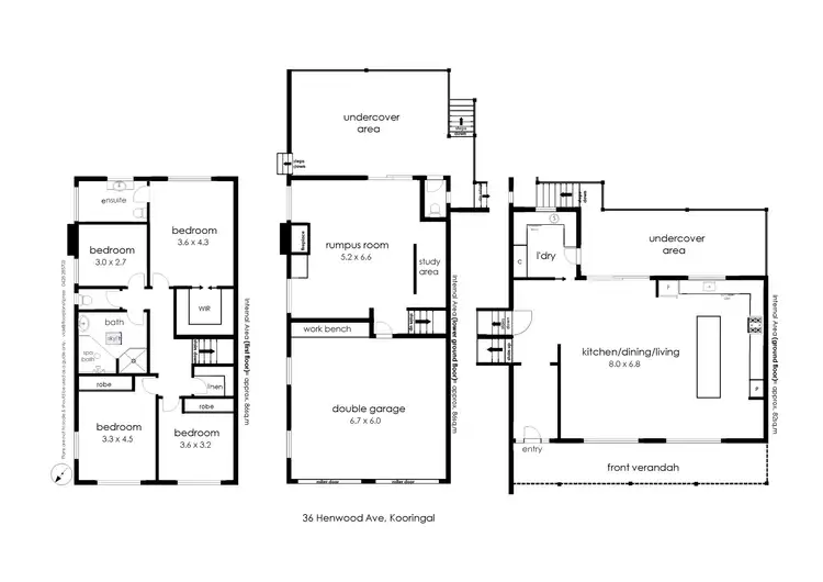 Floorplan of Homely house listing, 36 Henwood Drive, Kooringal NSW 2650