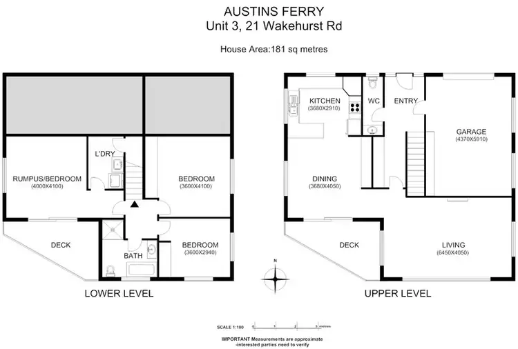 Floorplan of Homely unit listing, 3/21 Wakehurst Rd, Austins Ferry TAS 7011