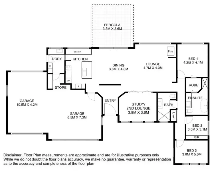 Floorplan of Homely house listing, 8 St Andrews Drive, Worrolong SA 5291