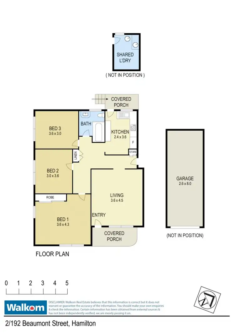 Floorplan of Homely apartment listing, 2/192 Beaumont Street, Hamilton NSW 2303