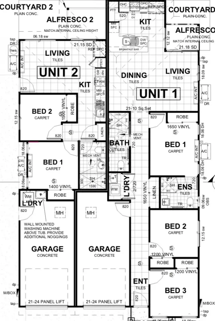 Floorplan of Homely semi-detached listing, 786 Kingston Road, Loganlea QLD 4131