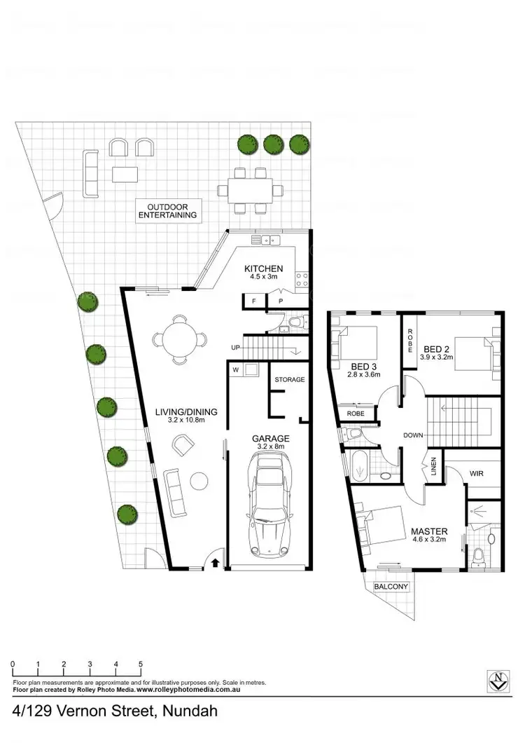 Floorplan of Homely townhouse listing, 4/129 Vernon Street, Nundah QLD 4012
