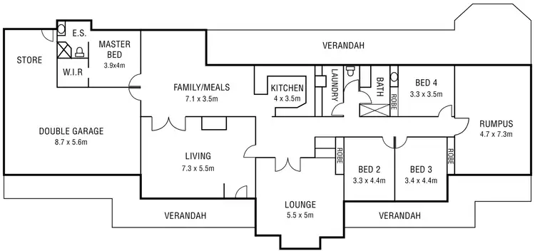 Floorplan of Homely rural property listing, 339 Greggs Rd, Kurrajong NSW 2758