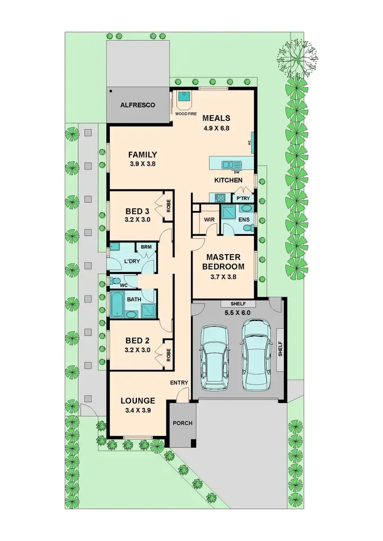 Floorplan of Homely house listing, 4 Casuarina Street, Kilmore VIC 3764