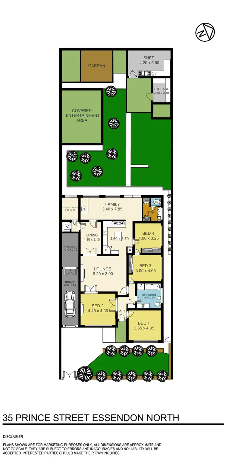 Floorplan of Homely house listing, 35 Prince Street, Essendon North VIC 3041