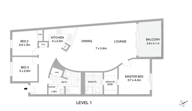 Floorplan of Homely apartment listing, 10/7 Eldridge Crescent, Garran ACT 2605
