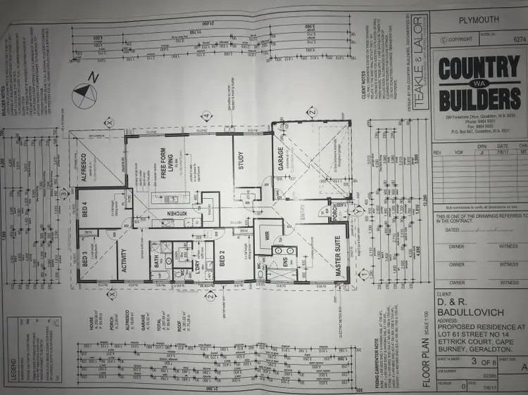 Floorplan of Homely house listing, 14 Ettrick Court, Cape Burney WA 6532
