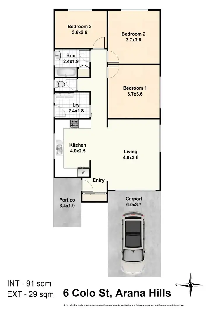Floorplan of Homely house listing, 6 Colo Street, Arana Hills QLD 4054