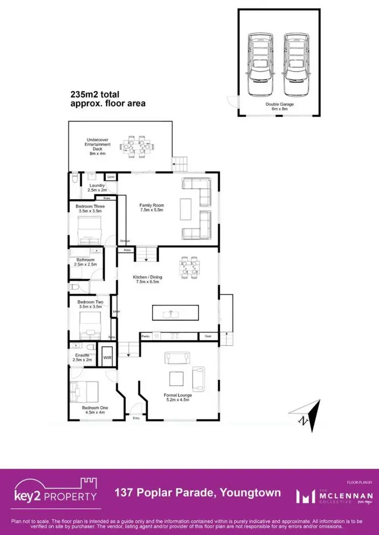 Floorplan of Homely house listing, 137 Poplar Parade, Youngtown TAS 7249